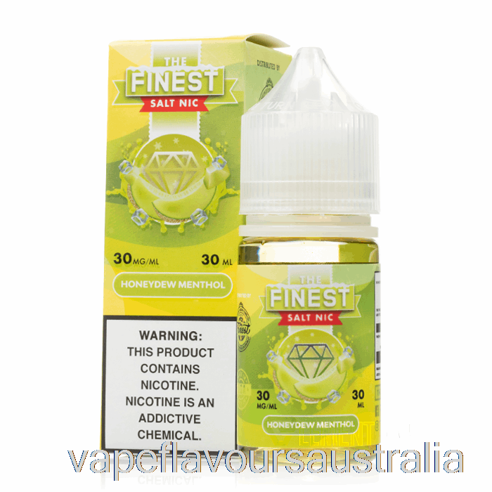 Vape Australia Honeydew MENTHOL - The Finest Salt Nic - 30mL 50mg
